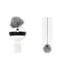 Pet Cat Toy Electronic Motion Cat Toy Interactive (Option: Accessories and White)