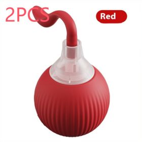 Interactive Cat Toy Ball Super Drive Cat Rolling Ball (Option: Magic Tail Style Red 2PCS)